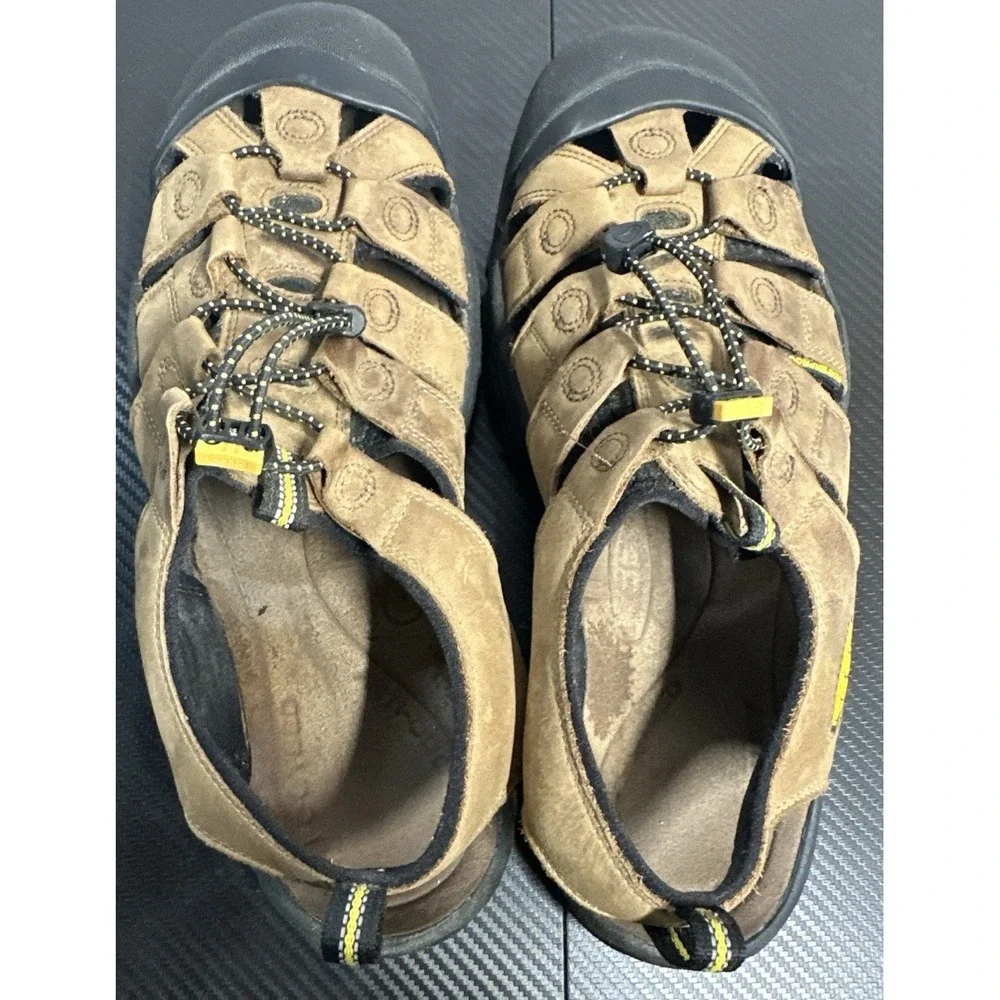 Keen Sandals Bison Leather Waterproof Hiking Fisherman Men's 13
